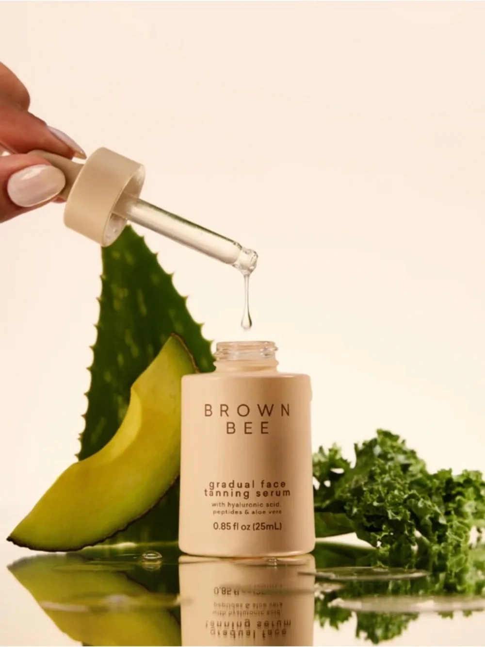 Brown Bee Gradual Face Tanning Serum — Nude/Tan